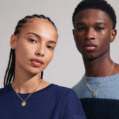 Scottie collier recyclé pendentif coin
