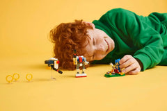 Lego Sonic - Bataille près du feu de camp
