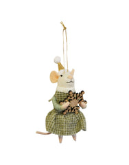 Ornement souris flocon