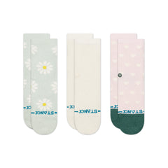 Stance Baby & Toddler Daisies Crew Socks 3 Pack