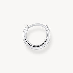 Créole unique classique argent 12 mm