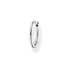 Créole unique classique argent 15mm