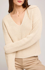 Pull en tricot à col en V Spencer