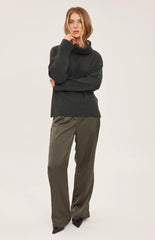Pantalon en satin Cassandra