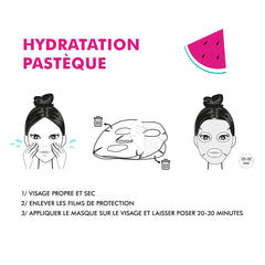 Masque visage - Hydratant aux extraits de pastèque