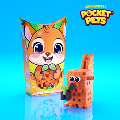 Mini Waffle - Animaux de poche : Écureuil 34 pcs