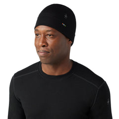 Bonnet à revers réversible en laine mérinos thermique
