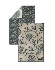 Linges à vaisselle Fleurs de velours Solem (lot de 2)