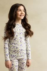 Pyjama en modal Violettes 3 mois -8 ans