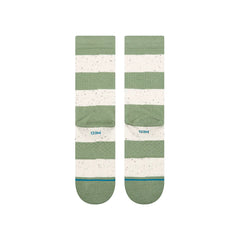 Chaussettes mi-mollet à rayures pour femmes