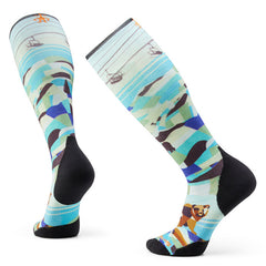 Chaussettes OTC à imprimé Bear Country avec coussinet de ski ciblé