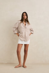 Chemise oversize à rayures vallée