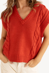 Stanley Cable Knit Vest