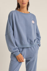 washed out slouch fleece