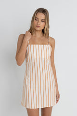 Tide stripe mini dress