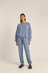 washed out slouch fleece