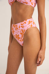 bora bora floral hi waist pant
