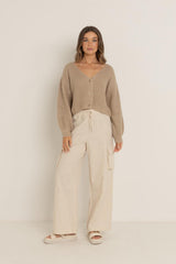 Cardigan en tricot surdimensionné eadie